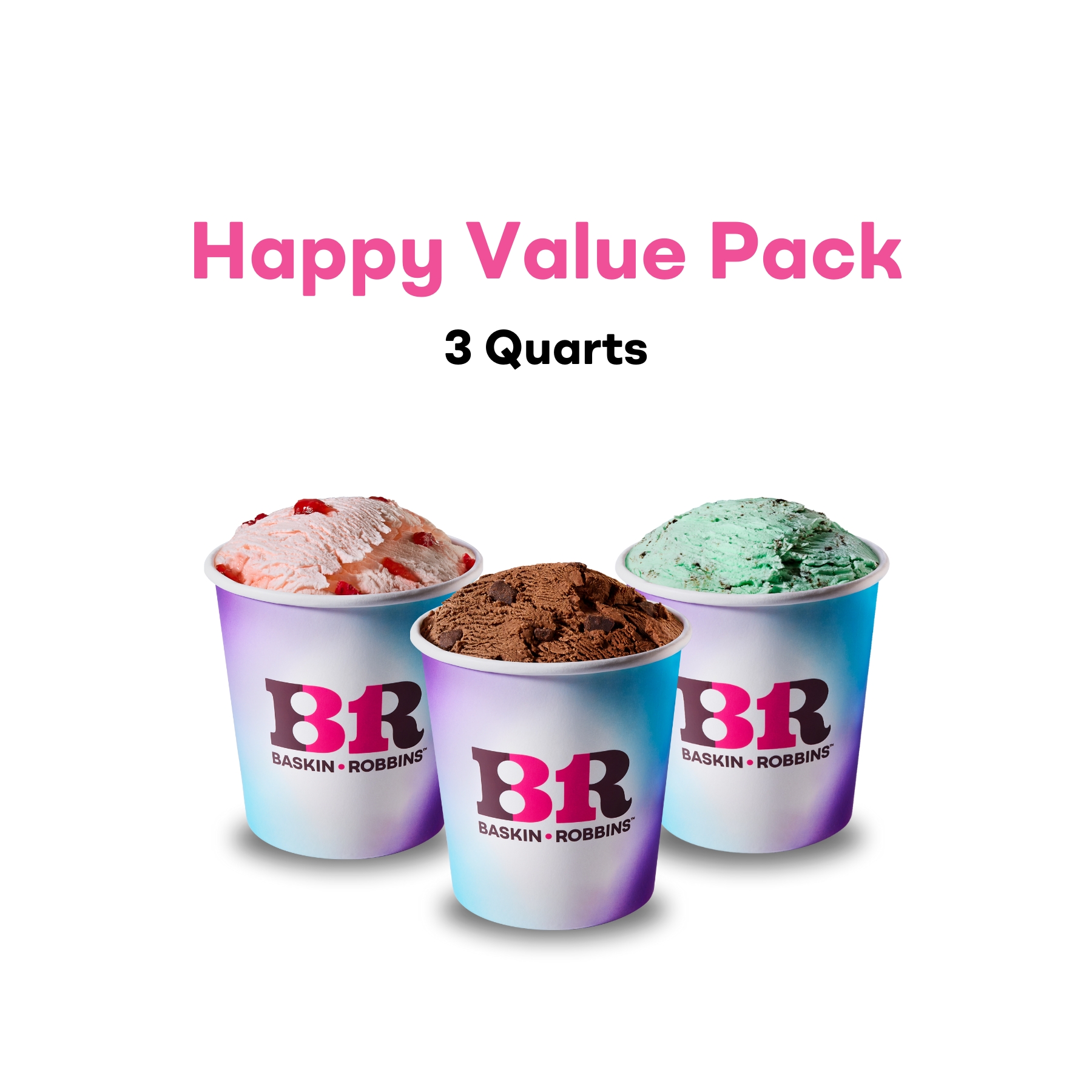 Happy Value Pack (3 Quarts)