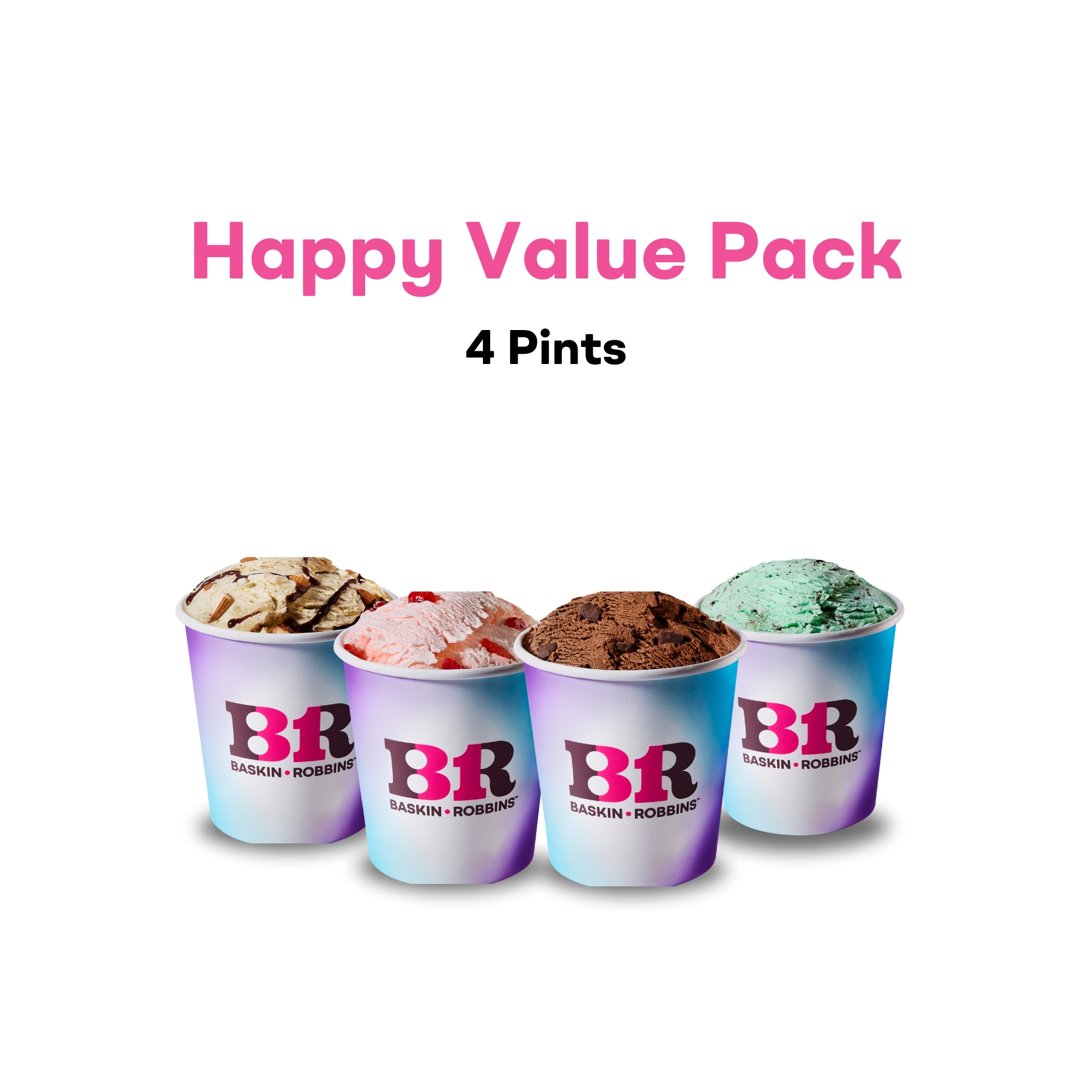 Happy Value Pack (4 Pints)