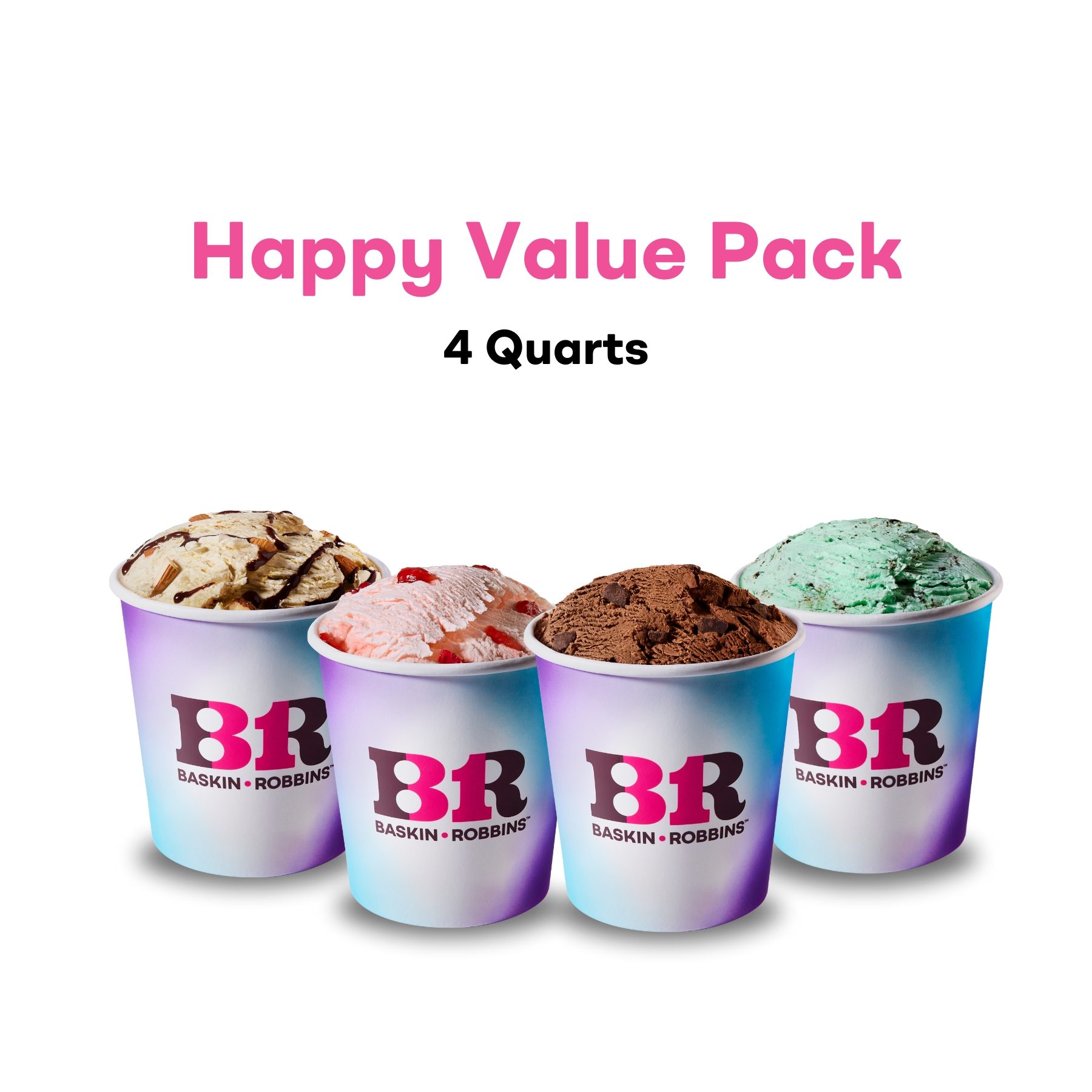 Happy Value Pack (4 Quarts)